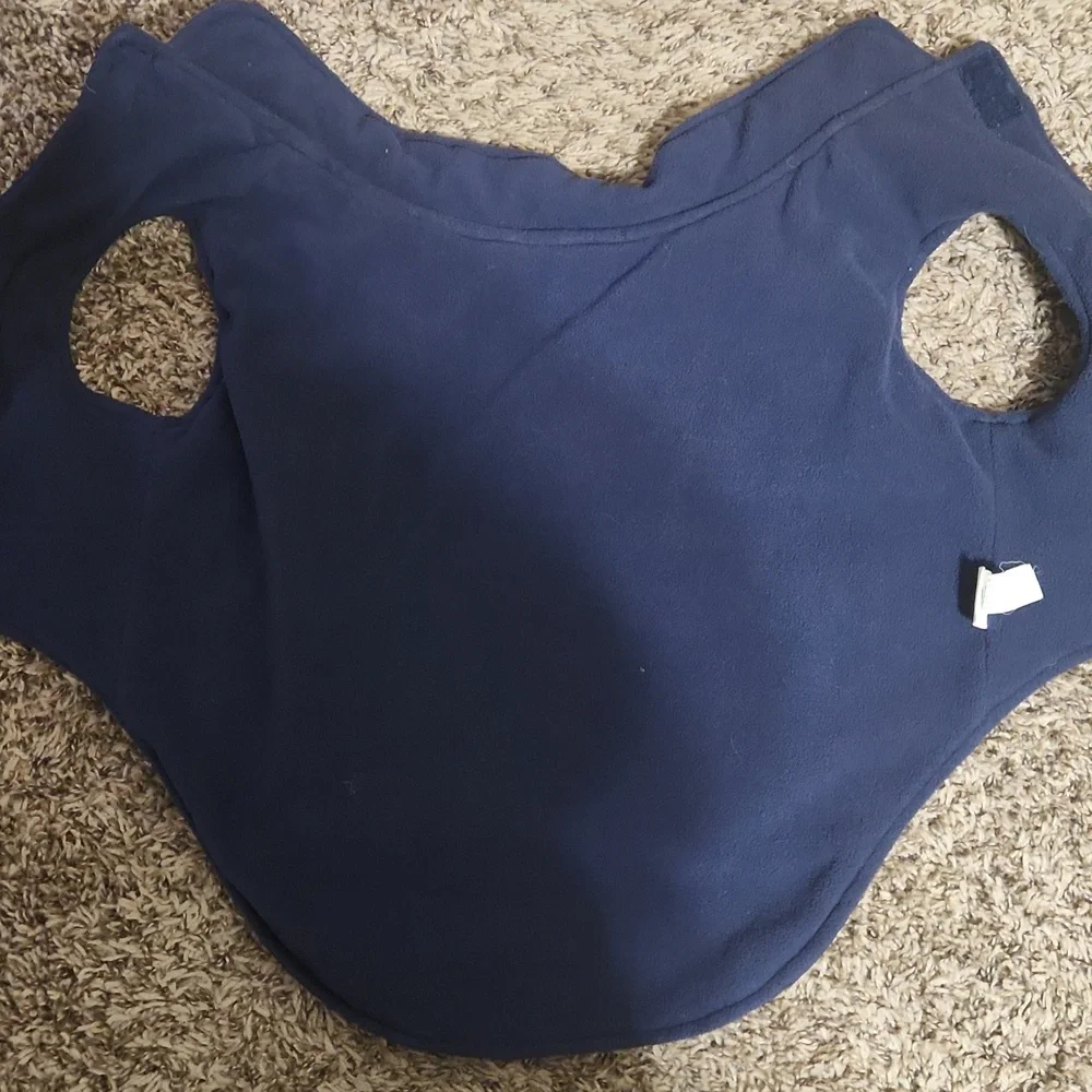 Pink And Blue Fleece Lined Dog Jacket